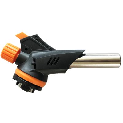 Aluminium Handle Biru Merah Butane Gas Pemotong obor dengan 1300 °C Kapasitas Pengelasan