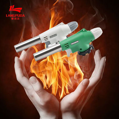 1300 derajat Butane Flame Gun Untuk Pengelasan Pengelasan 150g/jam Konsumsi Gas Kelas Industri