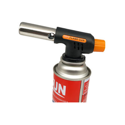 Memasak di Luar Ruangan 14cm Butana Gas Blow Torch Pengapian Otomatis