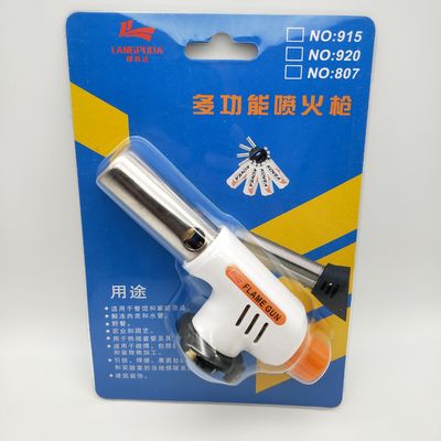 Pistol Api BBQ Berkemah Luar Ruangan, Obor Gas Butana Portabel 20mm