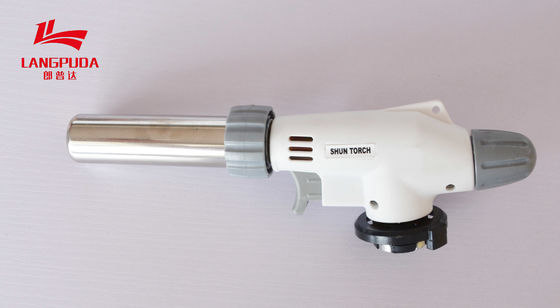 Tahan Angin 19,5 cm Butana Chef Memasak Torch Flame Adjustable