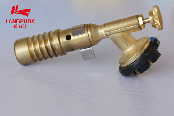 Plastik Kuningan 11.5cm Welding Torch Gun, 1300 Derajat Gas Soldering Torch