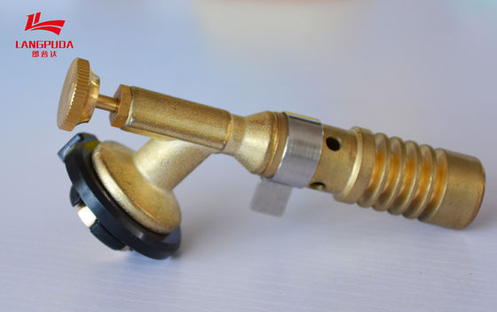 Kuningan Plastik 115mm Butana Gas Welding Torch Pengapian Otomatis