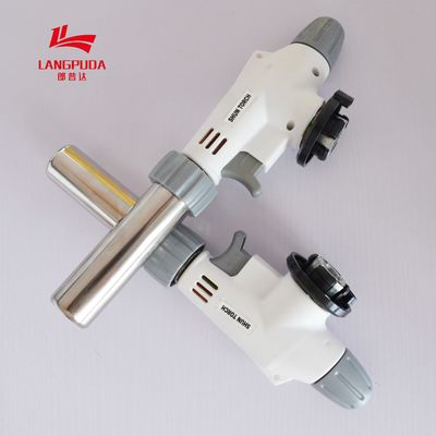 Tahan Angin 19,5 cm Butana Chef Memasak Torch Flame Adjustable