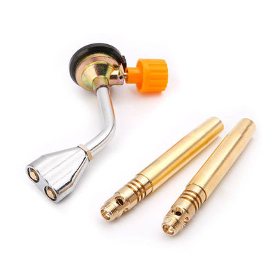 Outdoor Dua Kepala Genggam Welding Torch Gun Butane Cutting Torch