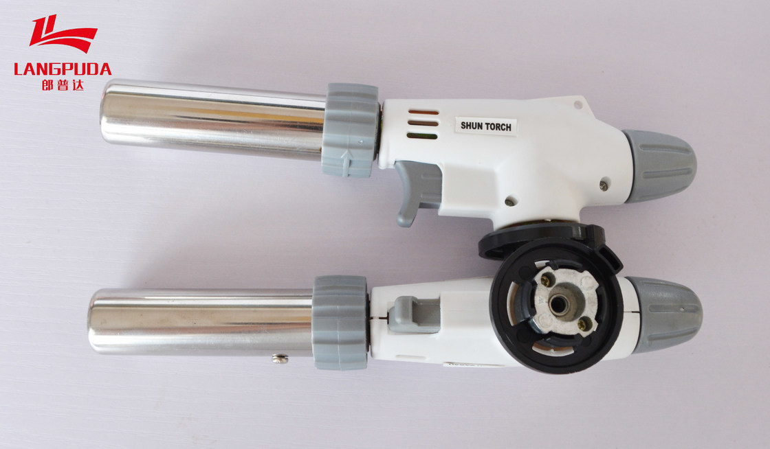 360 Free Rotate Adjustable Camping Gas Torch Manual Knob Switch