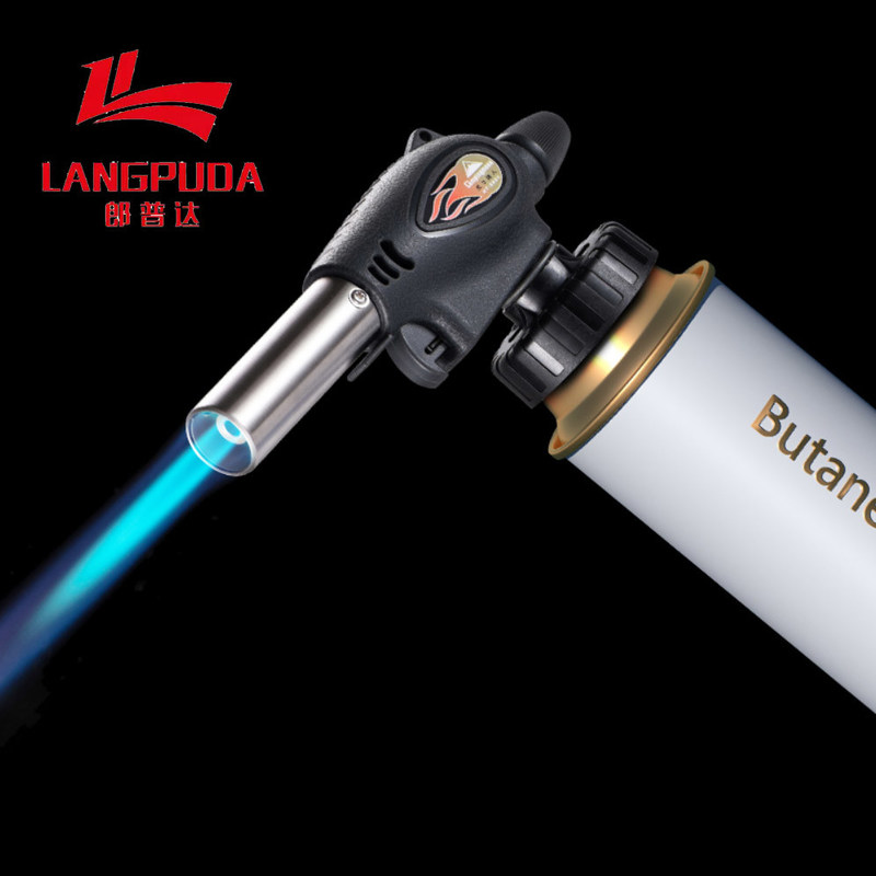 16.5cm 1300 Derajat Portable Flame Gun, Hiking Camping Gas Torch Gas