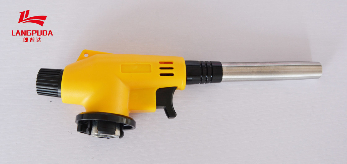 Pistol Obor Gas Kuningan 200mm Portabel, Obor Gas Berkemah Luar Ruangan